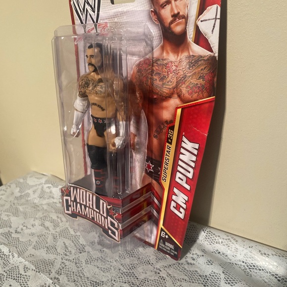 WWE World Champions CM Punk (2013) Mattel Superstar #36 Figure - Picture 5 of 9